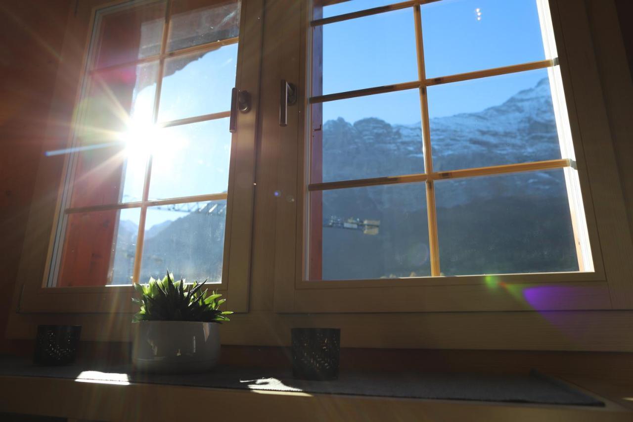 Apartamento Excellent Flat With A Fantastic View Of The Eiger! Grindelwald Exterior foto