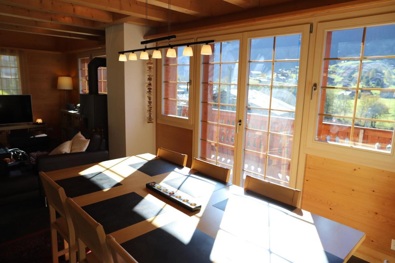 Apartamento Excellent Flat With A Fantastic View Of The Eiger! Grindelwald Exterior foto